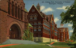 University of Vermont - College Row University of Vermont - College Row