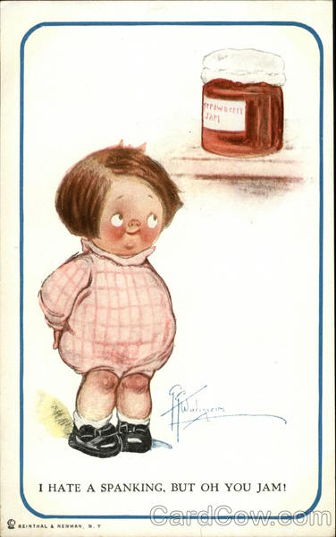 I Hate a Spanking, but oh you Jam! Comic, Funny