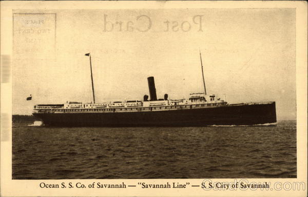SS City of Savannah Steamers