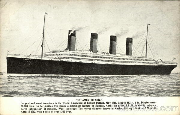 Steamer Titanic Steamers