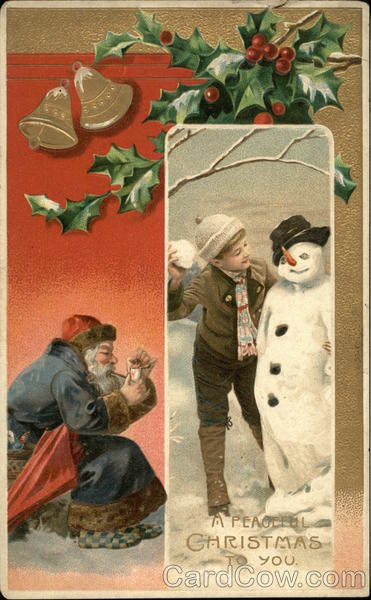 A Peaceful Christmas to You Santa Claus