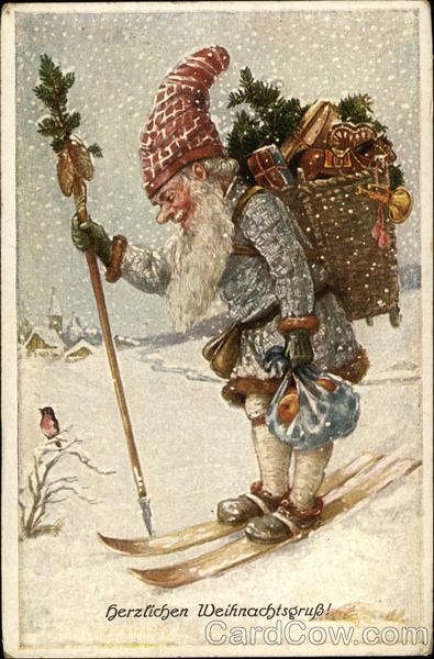 Herzlichen WeihnachtsgruB! Santa Claus