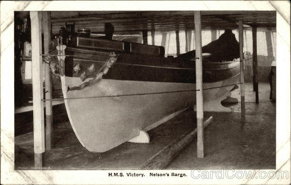 H.M.S. Victory. Nelson's Barge Navy