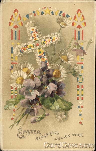 Easter Blessings Crown Thee Flowers
