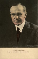 Calvin Coolidge 1923-1928 Postcard