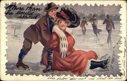 More than he Could Stand Postcard