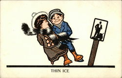 Thin Ice Postcard