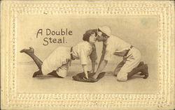 A Double Steal Postcard