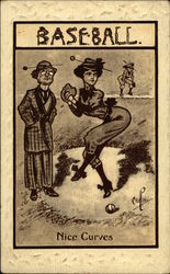 Nice Curves Postcard