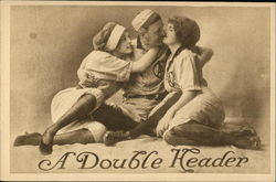 A Double Header Postcard
