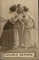 Double Service Postcard