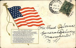 The Star Spangled Banner Postcard