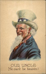 Our Uncle - He can't be beaten! - Uncle Sam Postcard