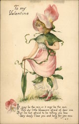 To my Valentine Postcard