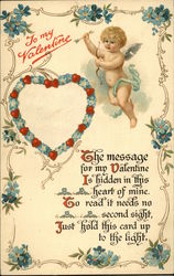To My Valentine Postcard