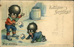 Valentine Greetings Postcard