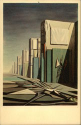No Passing by Kay Sage Postcard