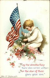 May the Wreaths They Have Won Never Wither Nor the Star of Their Glory Grow Dim Postcard