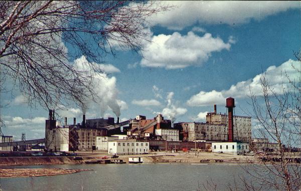Dryden Paper Company's Kraft Mill ON Canada Ontario