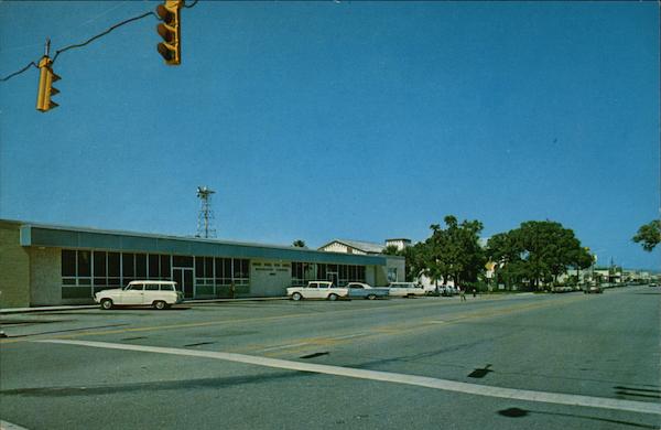 Looking East on New Haven Avenue Melbourne Florida