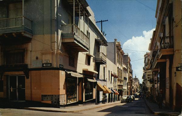 Fortaleza Street San Juan Puerto Rico