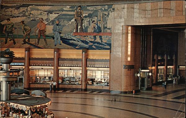 Lobby, Union Terminal Cincinnati Ohio
