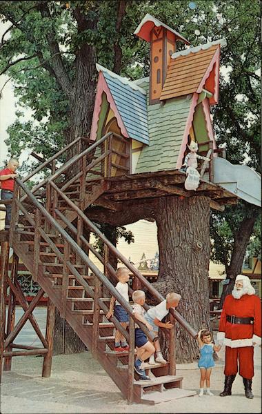 Santa's Village - Tree House Slide Dundee Illinois
