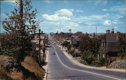Looking East on Elm Street Postcard