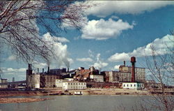 Dryden Paper Company's Kraft Mill Ontario Canada Postcard Postcard
