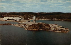 Aerial View of Northspan Panel Postcard