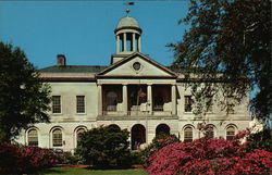 U.S. Post Office - Azalea Time Postcard