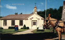 U. S. Post Office Mackinac Island, MI Postcard Postcard