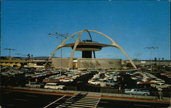 Skyhigh Restaurant - Los Angeles International Air Terminal Postcard
