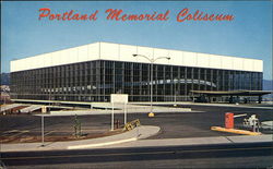 Memorial Coliseum Portland, OR Postcard Postcard