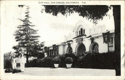 City Hall San Carlos, CA Postcard Postcard