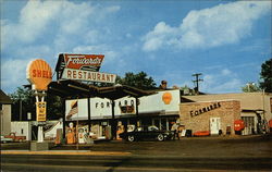 Forward's Restaurant and Service Station Standish, MI Postcard Postcard