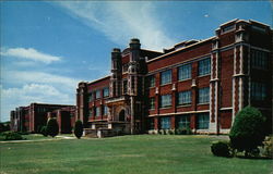 Roosevelt Junior High School and Field Kindley Memorial High School Coffeyville, KS Postcard Postcard