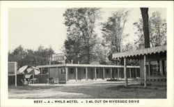 Rest-A-While Motel Postcard