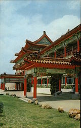 Front View of the Chi-Lin Pavilion The Grand Hotel Postcard