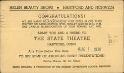 Helen Beauty Shops Postcard