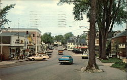Street Scene Wolfeboro, NH Postcard Postcard