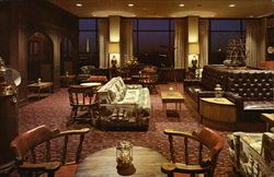 Marriott Twin Bridges Motor Hotel - The Windjammer Postcard