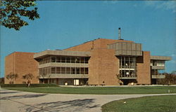 Saginaw Valley College - Wickes Hall University Center, MI Postcard Postcard