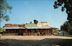 Main Street, Frontier City Postcard