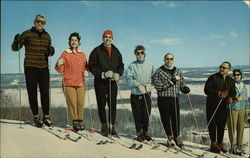 Boyne Mountain Lodge - Ski Class with Instructor Boyne Falls, MI Postcard Postcard