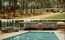 Lake Motel Postcard