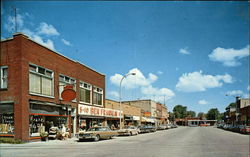 Business Section Pigeon, MI Postcard Postcard