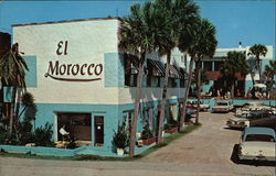 El Morocco Beach Motel Postcard