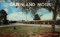 Greenland Motel Machias, ME Postcard Postcard