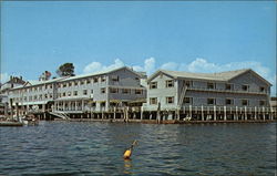Fishermans Wharf Inn Boothbay Harbor, ME Postcard Postcard